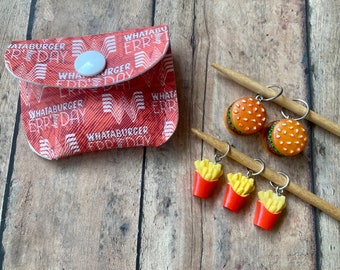 Whataburger Stitch Marker Pouch