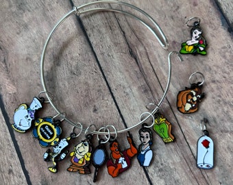 Stitch Marker Bracelet - Beauty and the Beast