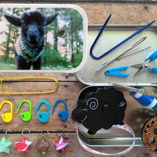 Knitting Notions Box DIY Craft Kit for Your Project Bag If Etsy