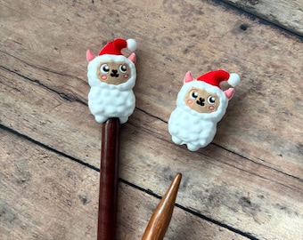 Santa Sheep Needle Point Protectors