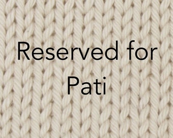 Reserved for Pati