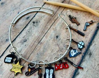 Stitch Marker Bracelet - Walking Dead