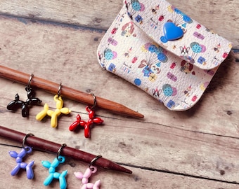 Balloon Animal Stitch Marker Pouch
