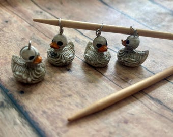 Skeleton rubber ducks