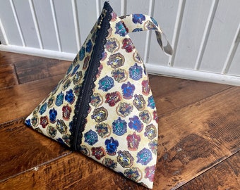Triangle Bag - Hogwarts House Crests