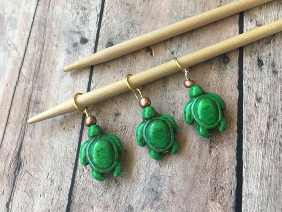 Knitting Gifts Colorful Turtle Stitch Markers Tools SNAG FREE