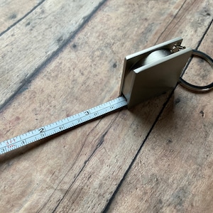 Mini Metal Measuring Tape - 30” keychain measuring tape for sewing/knitting/crochet/embroidery - free shipping
