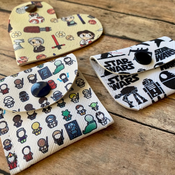 Space Friends Vinyl Snap Pouches