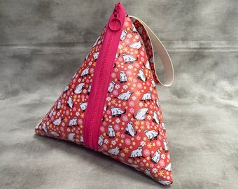 Triangle Bag - Ghost Kitties