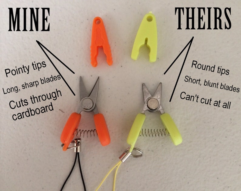 Travel scissors Miniature snips great for airplane/TSA/yarn/thread/embroidery/knitting/crochet image 4