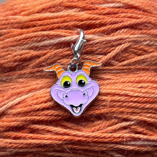 Figment Dragon Progress Keeper, Zipper Pull, Purse Charm