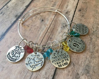 Stitch Marker Bracelet - Harry Potter Charms
