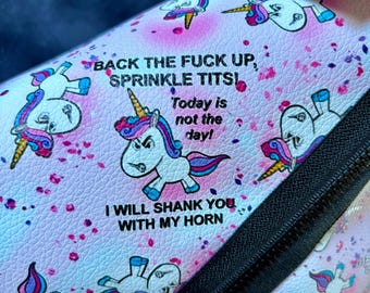 Triangle Bag - Rude Unicorn