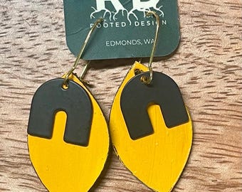 UDOU -Reversible - 2 in 1 - Small yellow and Blue