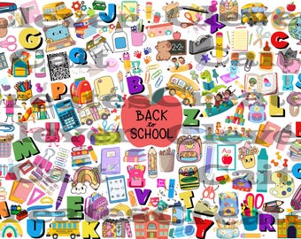 Foglio di lavoro iSpy per il ritorno a scuola: rompighiaccio divertente da stampare in classe (PNG, download digitale 11 x 17 pollici)