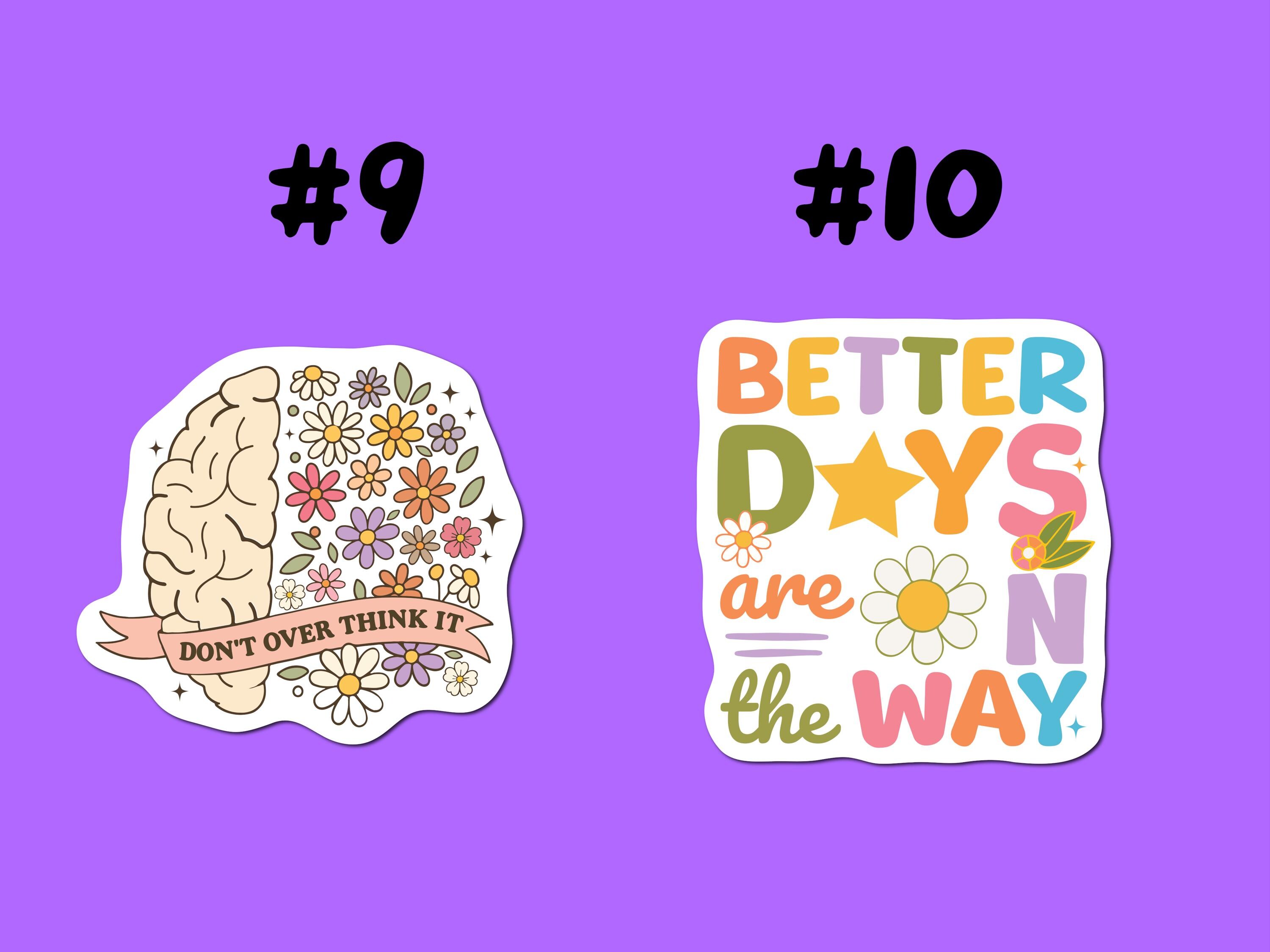 Mental Health Decals Positive Affirmation Waterproof Vinyl Stickers - Etsy