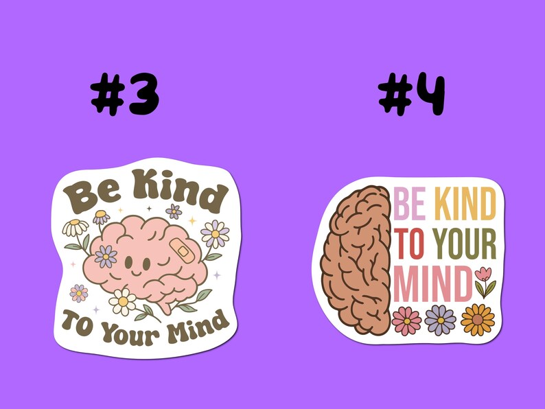 Mental Health Decals Positive Affirmation Waterproof Vinyl Stickers - Etsy