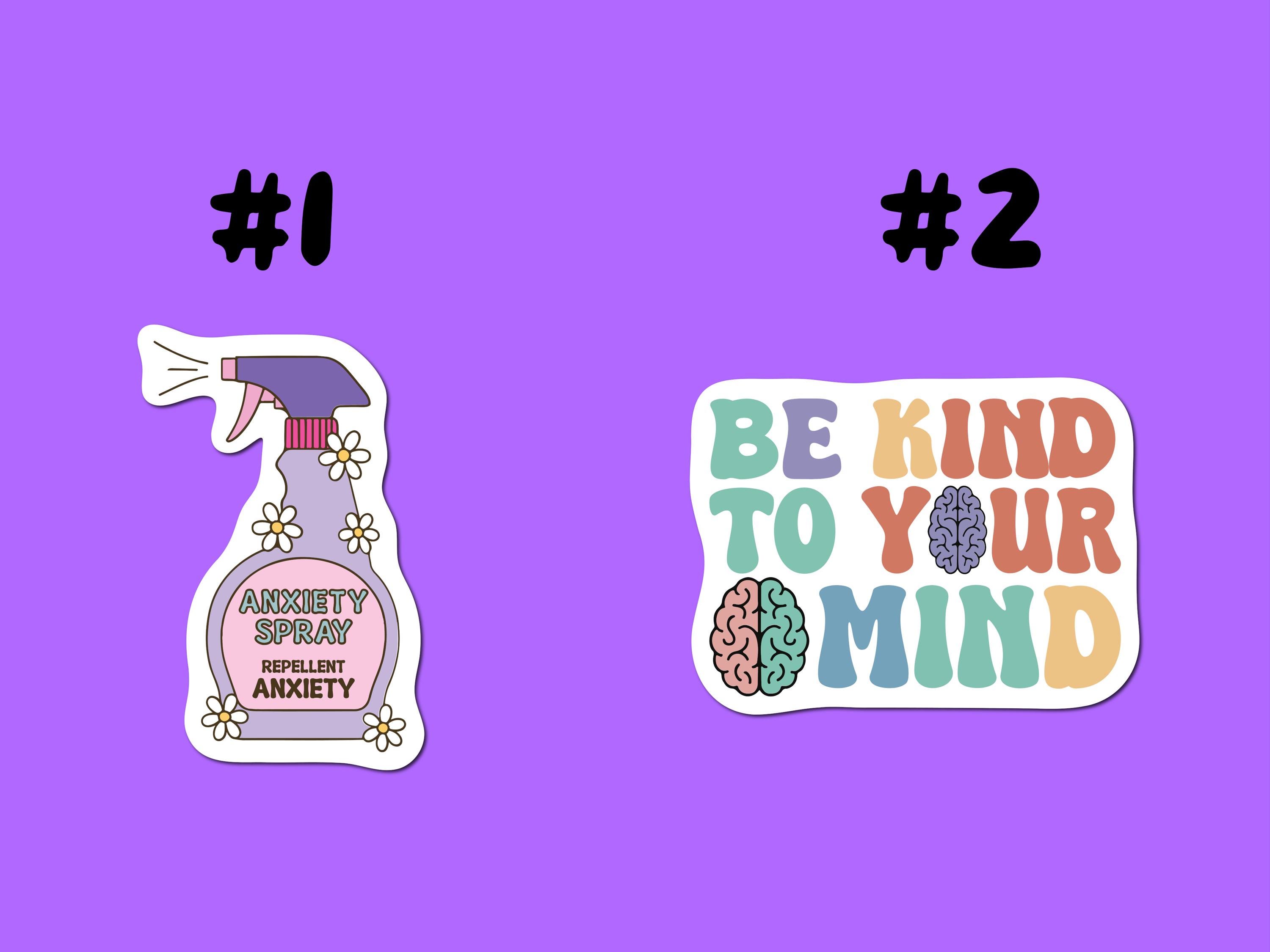 Mental Health Decals Positive Affirmation Waterproof Vinyl Stickers - Etsy
