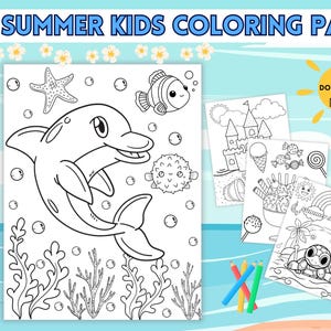 Summer Coloring Pages for Kids