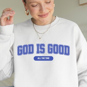 God is Good  Inspirational Christian Hoodie Christian Sweatshirt Faith Hoodie Motivational Hoodie Gospel Sweatshirt Christian Apparel