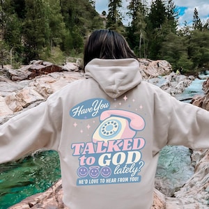 Have You Talked To God Lately Oversized T-Shirt Comfort Colors Retro Christian shirt, Christian God Shirt, Church t shirt