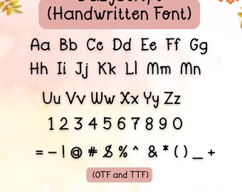 DazyScript Font: Minimalist Handwriting Style (OTF + TTF)