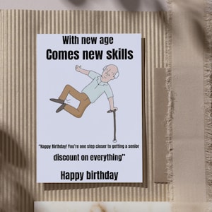 Lustige Geburtstagskarte zum Ausdrucken Lustige Geburtstagskarte Für Opa oder Papa birthday card Lustige Geburtstagskarte zum Ausdrucken