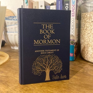 Laser Engraved Book of Mormon