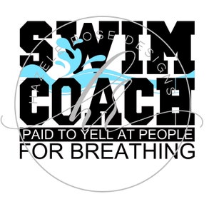 Swim Coach paid to yell at people fro breathing