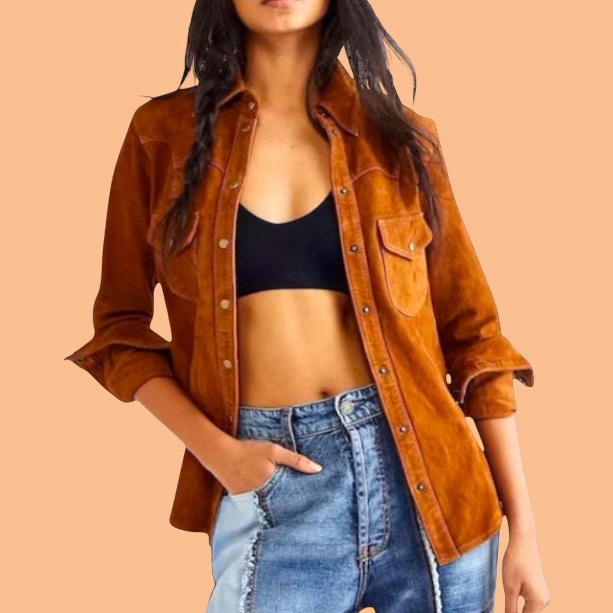 Wrangler Damen Retro Western Hemd Langarm Cool Blue – Schlanke Passform Mit Stretch, Klassisches Western-Design