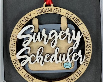 Surgery Scheduler Christmas Ornament