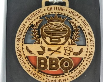 BBQ Grill Christmas Ornament