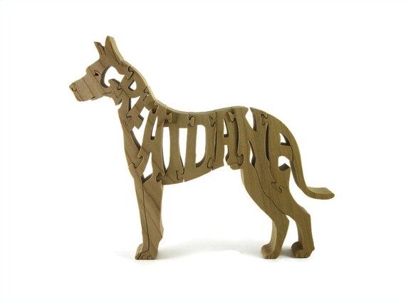 Great Dane Jigsaw Wood Puzzle