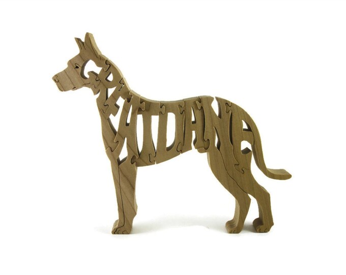 Great Dane Jigsaw Wood Puzzle