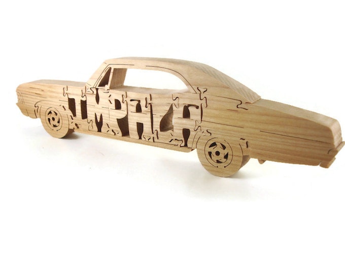 1967 Impala Hardwood Scroll Saw Puzzle Handmade By KevsKrafts