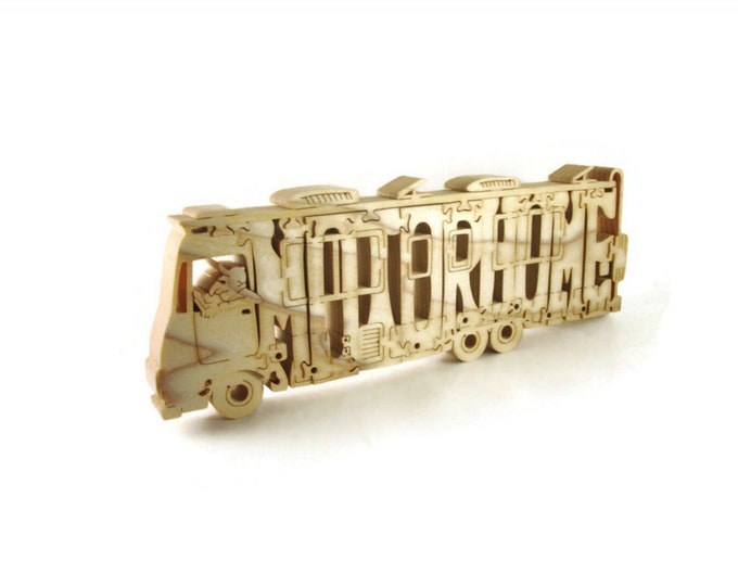 Motorhome Wood Scroll Saw Or Jigsaw Puzzle