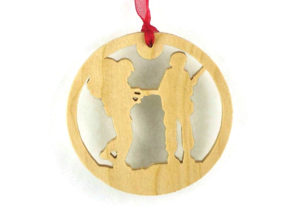 Soldiers Christmas Ornament Handmade From Birch Wood, Military Ornament, Servicemen Ornament,