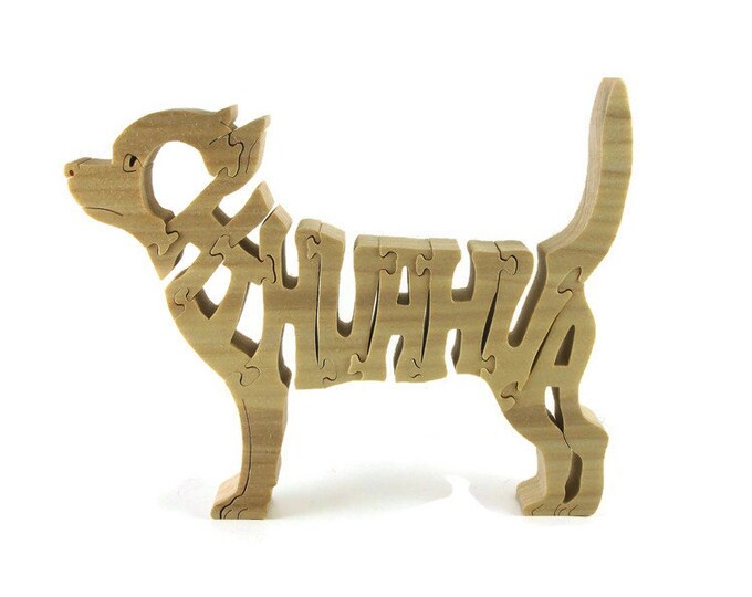 Chihuahua Wood Puzzle