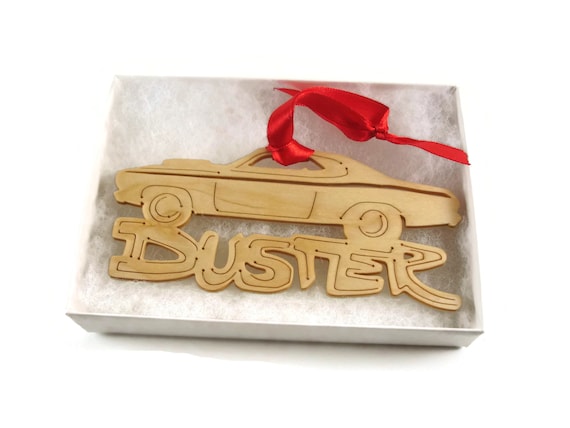 Duster Christmas Decoration Tree Ornament Handmade from Birch Wood By KevsKrafts BN 7-3R