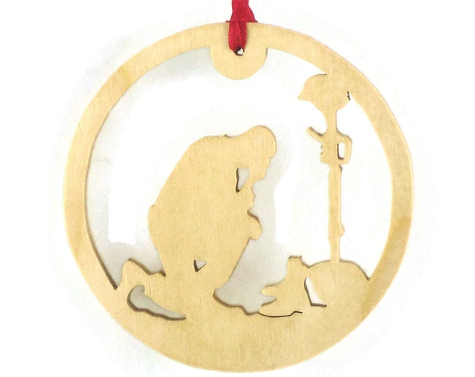 Fallen Soldier Christmas Ornament Handmade From Birch Plywood All Gave Some Some Gave All