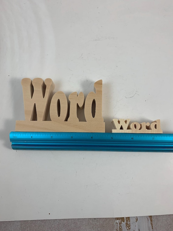 Custom Order For 10 Small Words