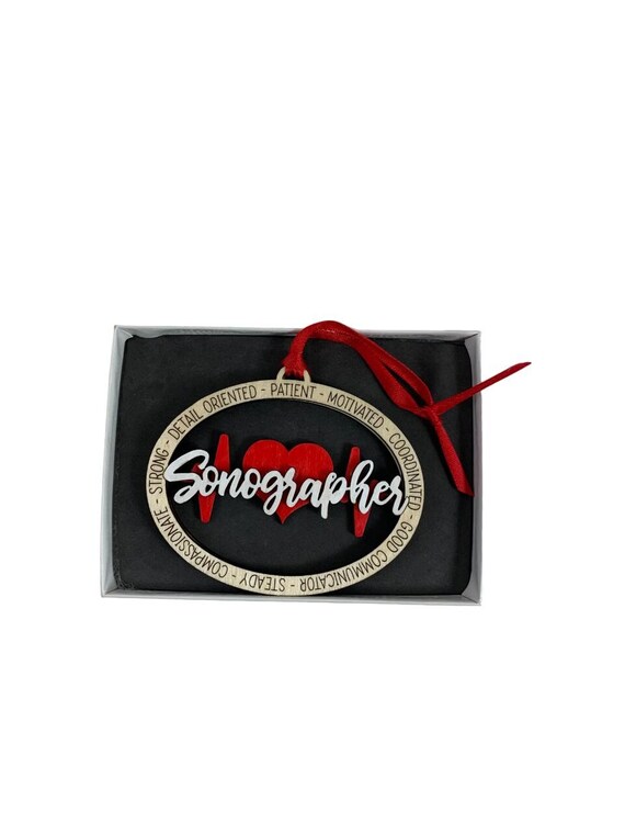 Cardiovascular Sonographer Christmas Ornament