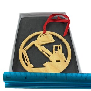 Heavy Equipment Crane Operator Christmas Ornament Handmade From Birch ...