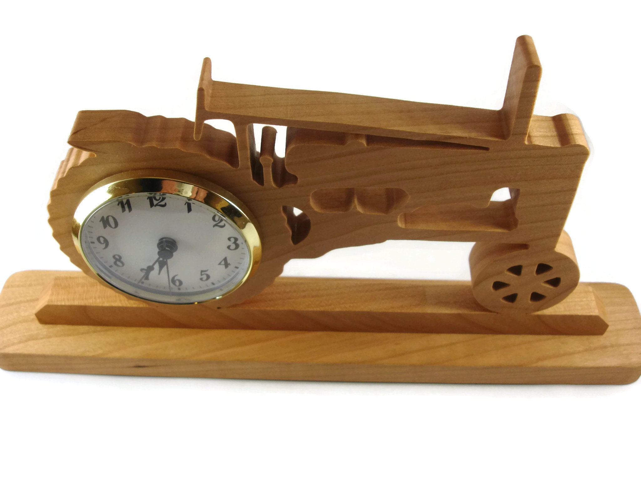 Antique Style John Deere Tractor Desk / Shelf Clock Handmade Etsy Canada