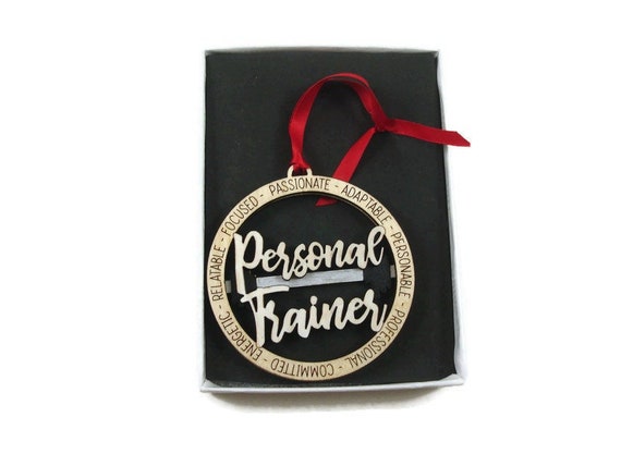 Personal Trainer Laser Engraved Christmas Ornament