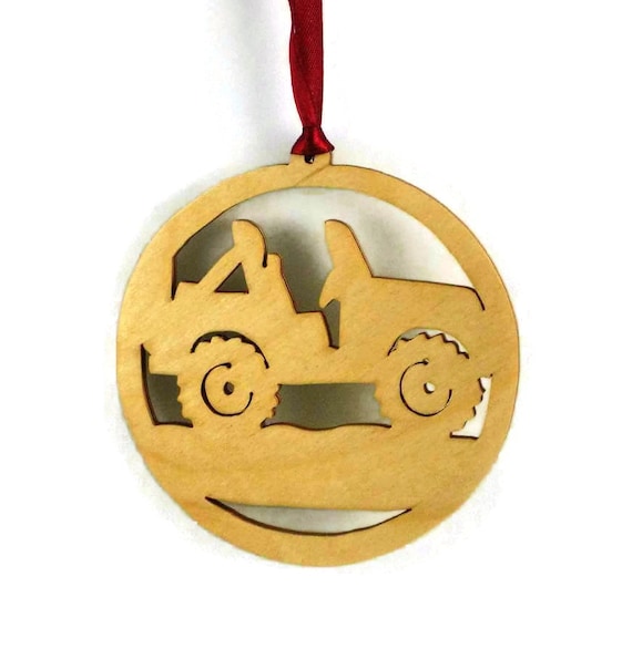 Offroad 4x4 Christmas Ornament Handmade From Birch Wood BN-15