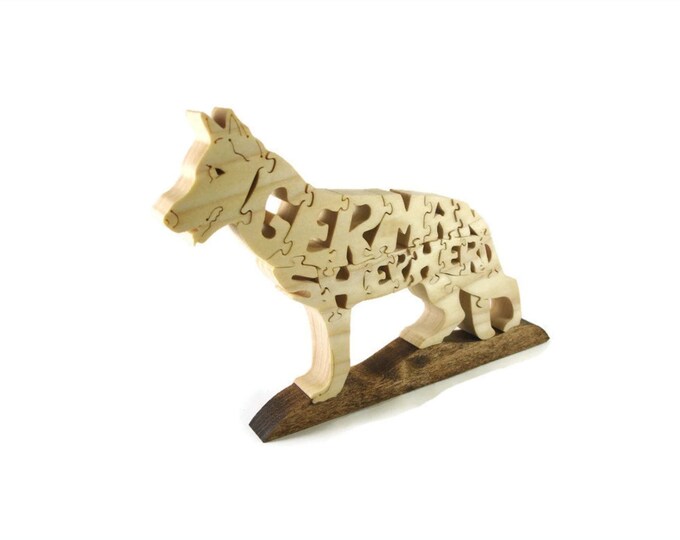 German Shepard Wood Puzzle