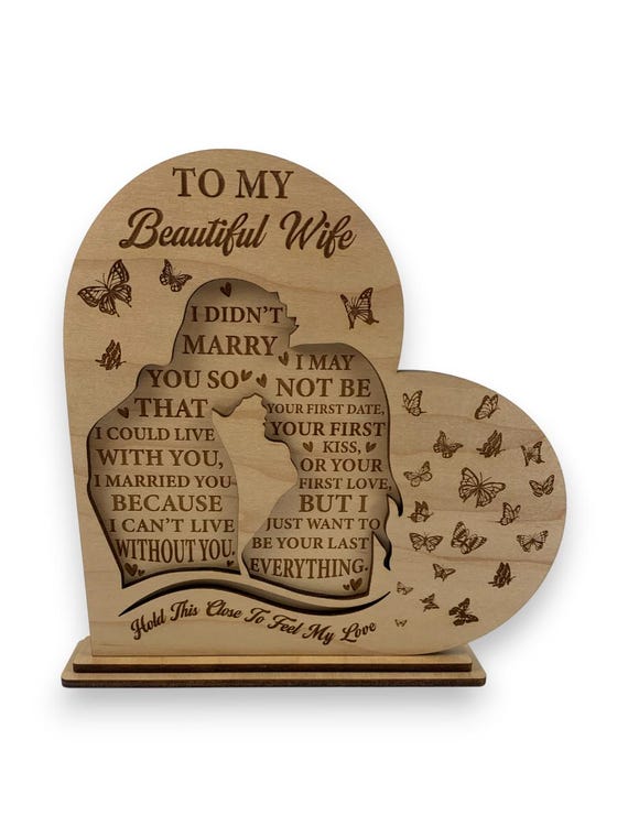 Shelf Plaque Wife Valentine Gift