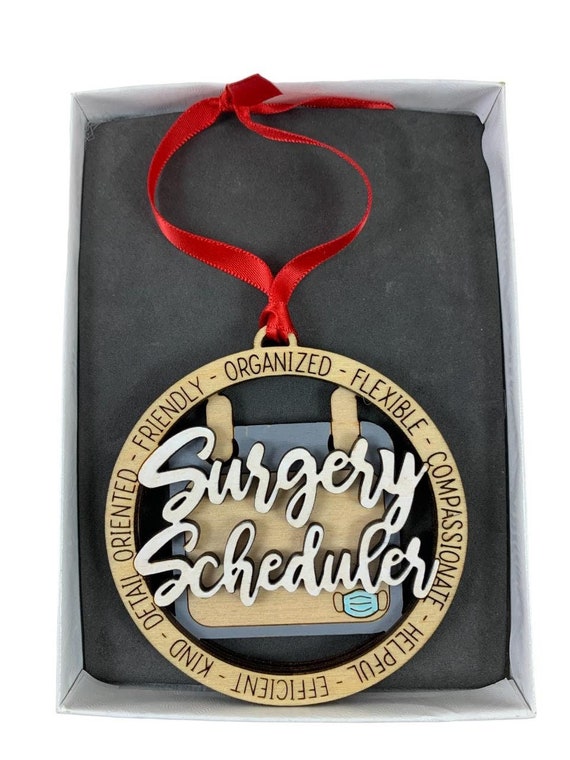Surgery Scheduler Christmas Ornament
