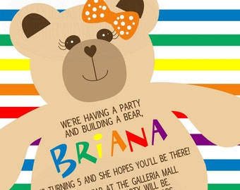Build Bear Invite Etsy